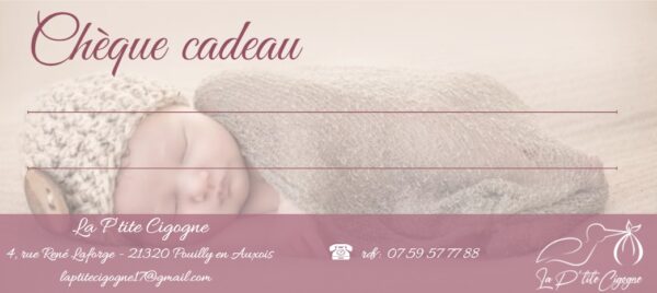 cheque cadeau